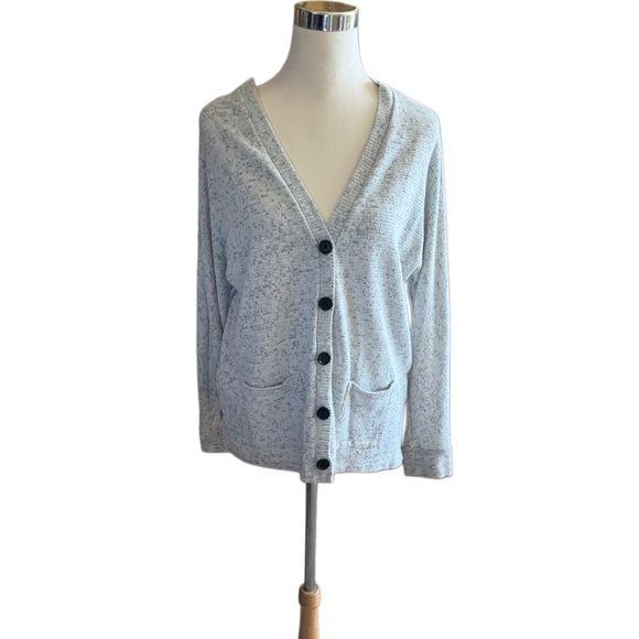 American Eagle Outfitters Light Gray Cardigan - Picture 1 of 3